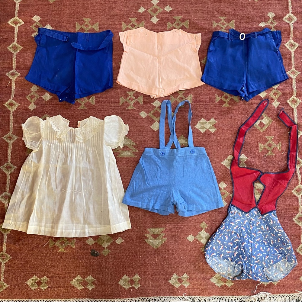 Lot of antique baby clothes